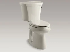Two-piece elongated toilet, 1.28 gpf^Kohler Clearance