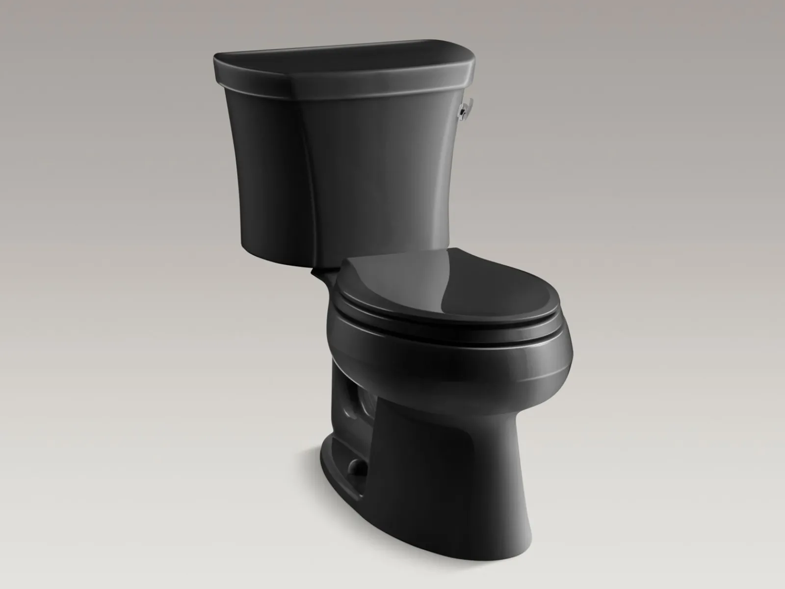 Two-piece elongated toilet, 1.28 gpf^Kohler Outlet