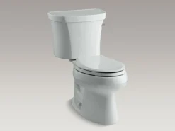 Two-piece elongated toilet, 1.28 gpf^Kohler Outlet