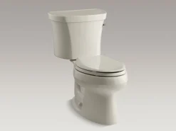 Two-piece elongated toilet, 1.28 gpf^Kohler Outlet