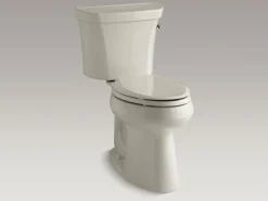Two-piece elongated toilet, 1.28 gpf^Kohler Sale
