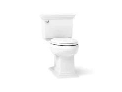Two-piece elongated toilet with concealed trapway, 1.28 gpf^Kohler Hot