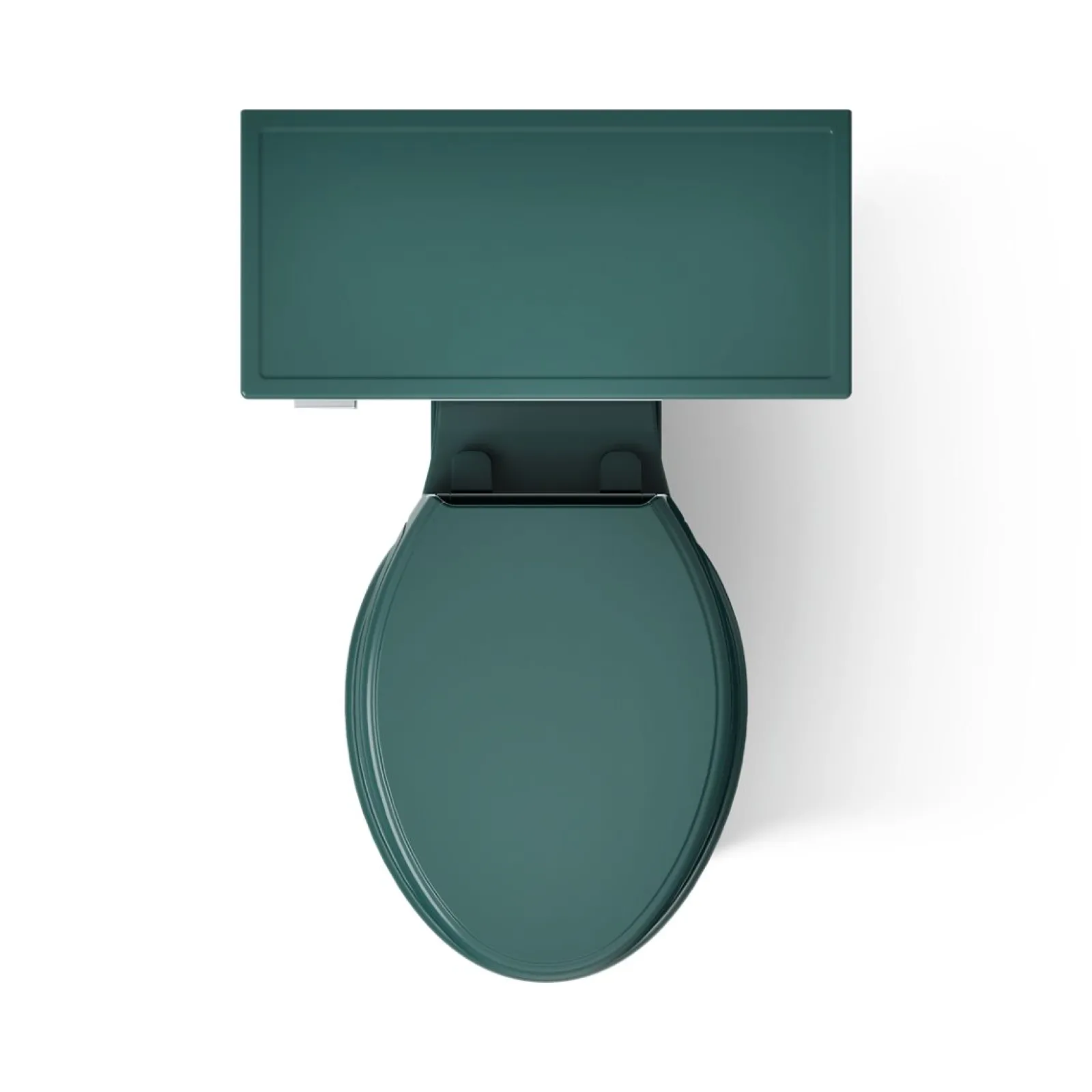 Two-piece elongated toilet with concealed trapway, 1.28 gpf^Kohler Hot