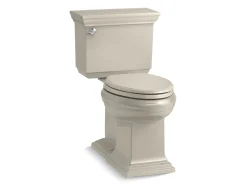 Two-piece elongated toilet with concealed trapway, 1.28 gpf^Kohler Hot