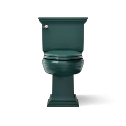 Two-piece elongated toilet with concealed trapway, 1.28 gpf^Kohler Hot
