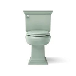Two-piece elongated toilet with concealed trapway, 1.28 gpf^Kohler Hot