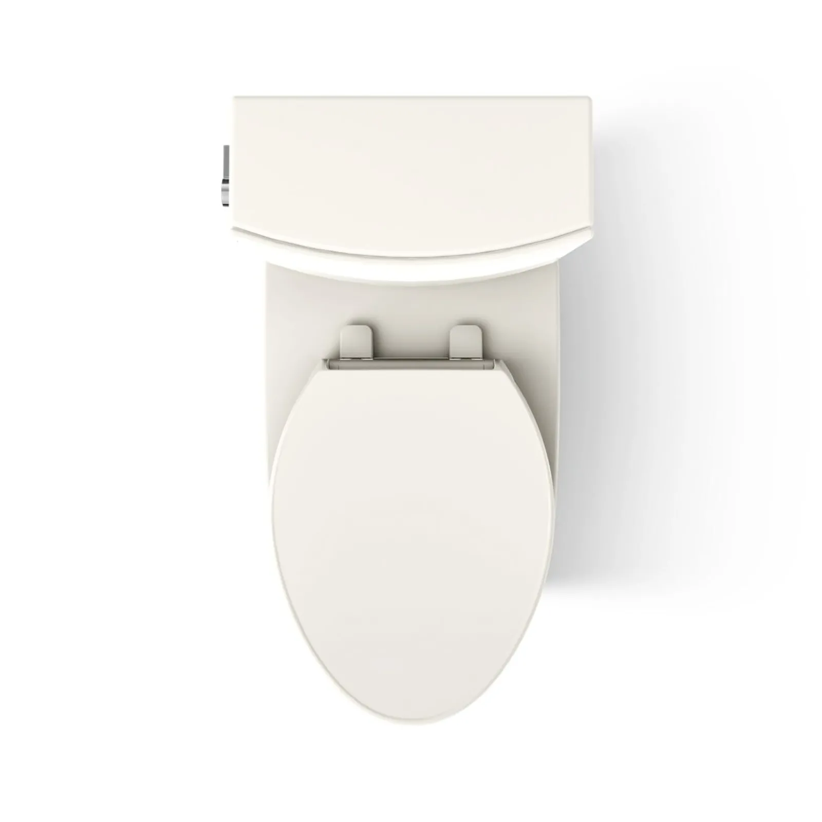 Two-piece elongated toilet with skirted trapway, 1.28 gpf^Kohler Hot