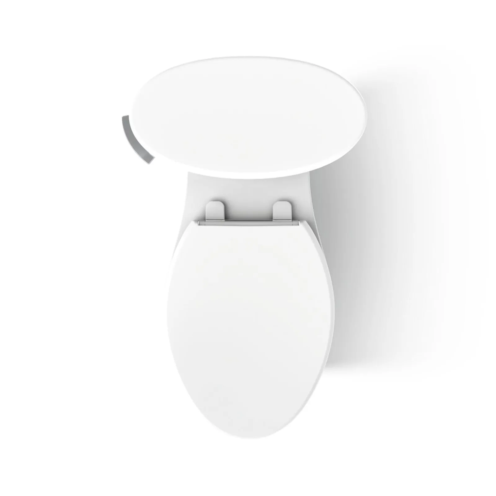 Two-piece elongated toilet with skirted trapway, 1.28 gpf^Kohler Clearance