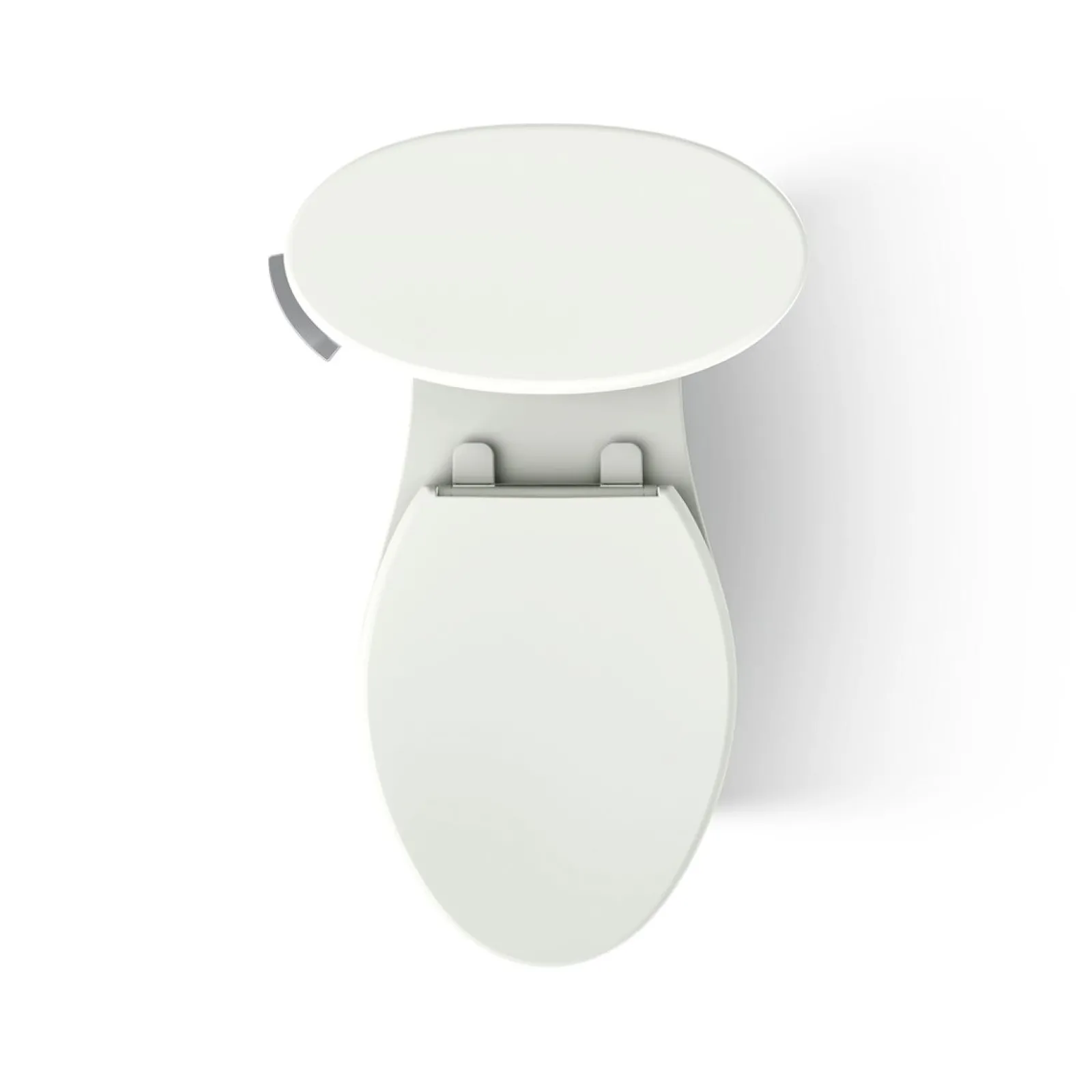 Two-piece elongated toilet with skirted trapway, 1.28 gpf^Kohler Clearance