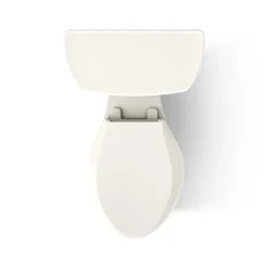 Two-piece elongated toilet with concealed trapway, 1.28 gpf^Kohler Online