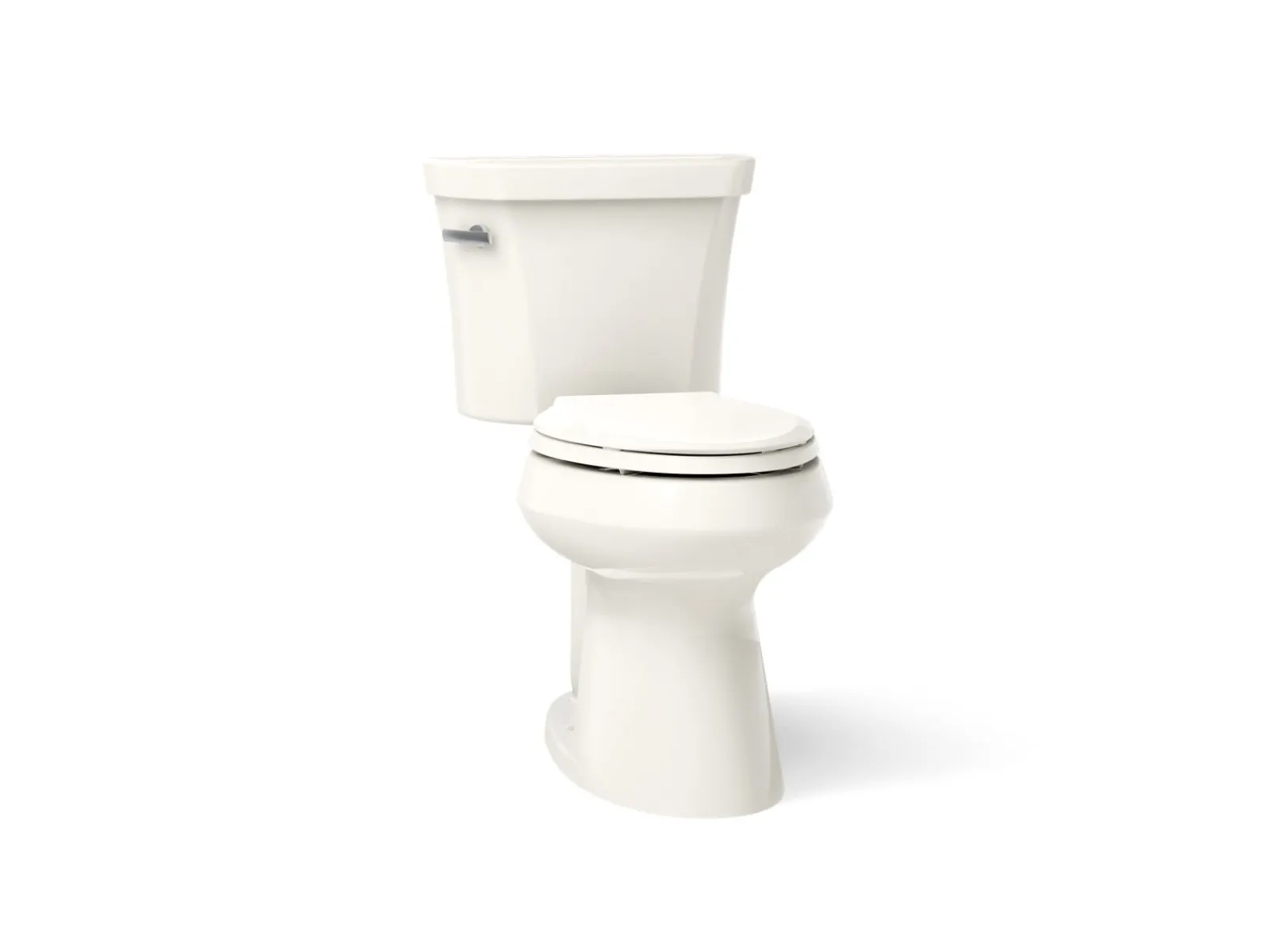 Two-piece elongated toilet with concealed trapway, 1.28 gpf^Kohler Online