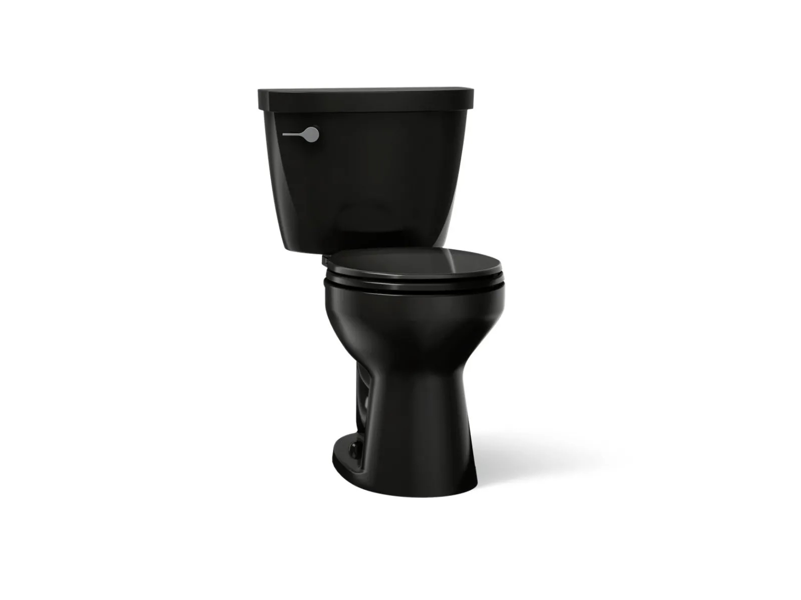 Two-piece round-front toilet, 1.28 gpf^Kohler New