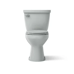 Two-piece round-front toilet, 1.28 gpf^Kohler New