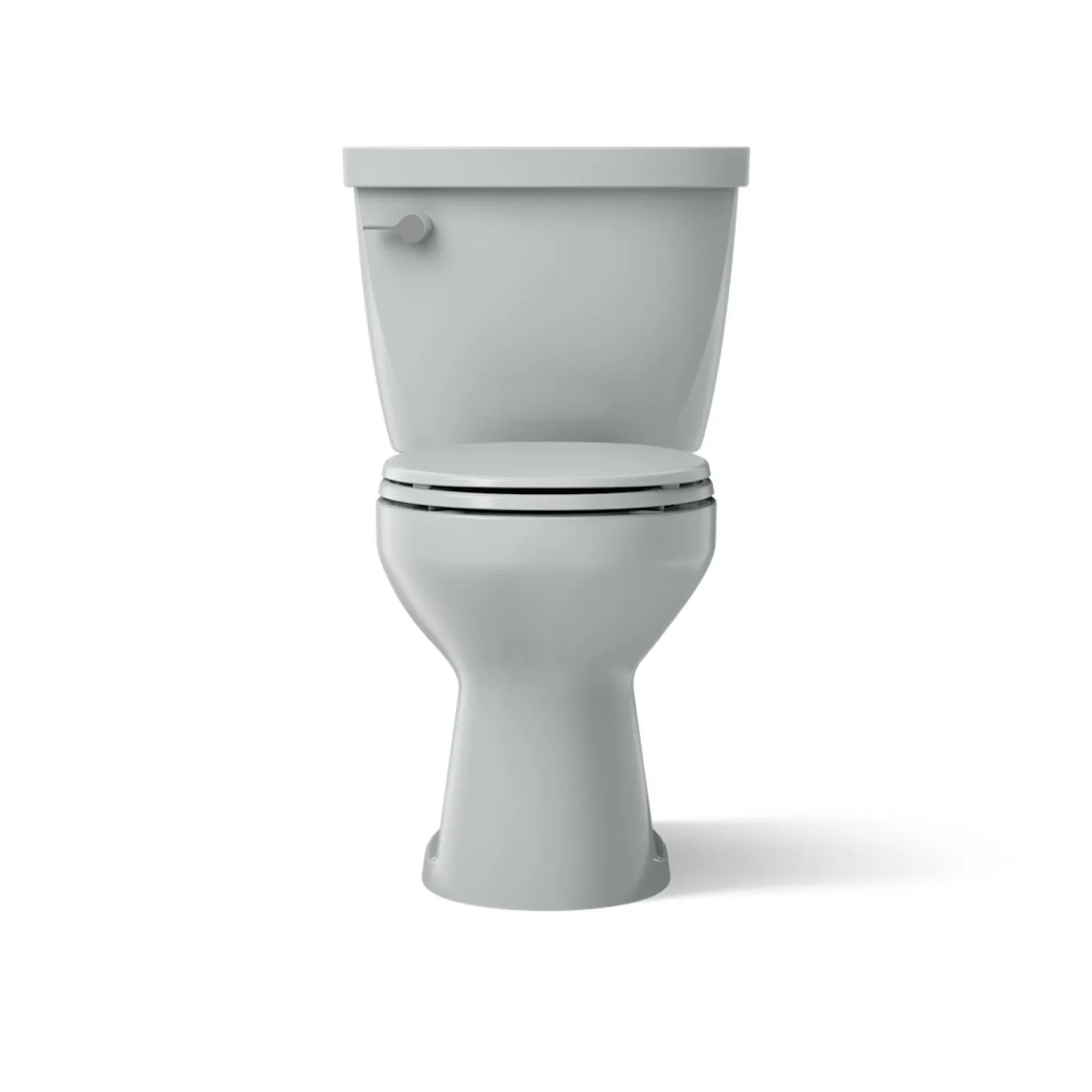 Two-piece round-front toilet, 1.28 gpf^Kohler New