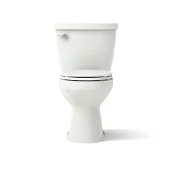 Two-piece round-front toilet, 1.28 gpf^Kohler New