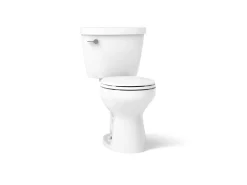 Two-piece round-front toilet, 1.6 gpf^Kohler New