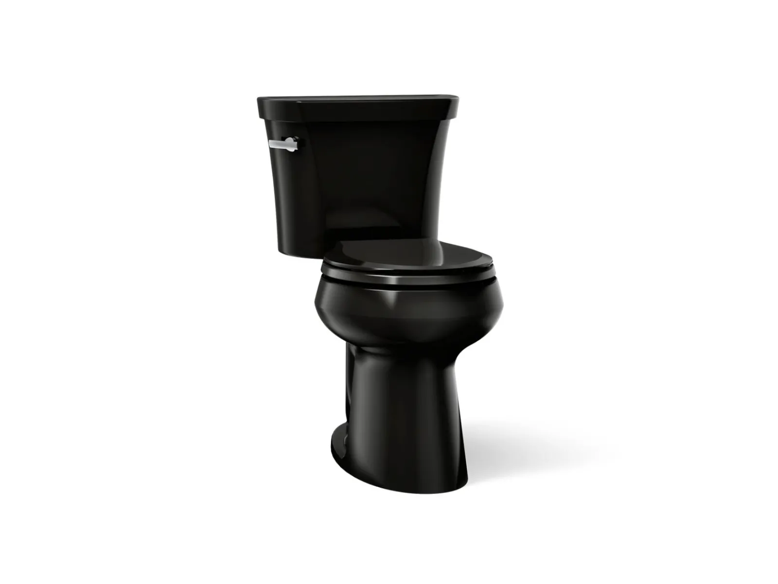 Two-piece round-front toilet, 1.28 gpf^Kohler New