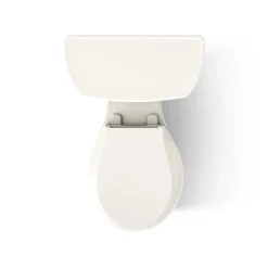 Two-piece round-front toilet, 1.28 gpf^Kohler New