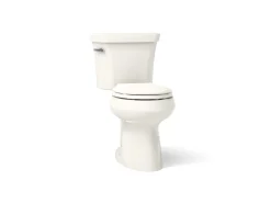 Two-piece round-front toilet, 1.28 gpf^Kohler New