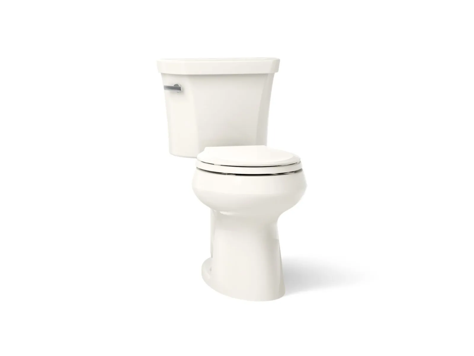 Two-piece round-front toilet, 1.28 gpf^Kohler New
