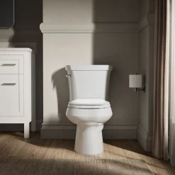 Two-piece round-front toilet, 1.28 gpf^Kohler Best
