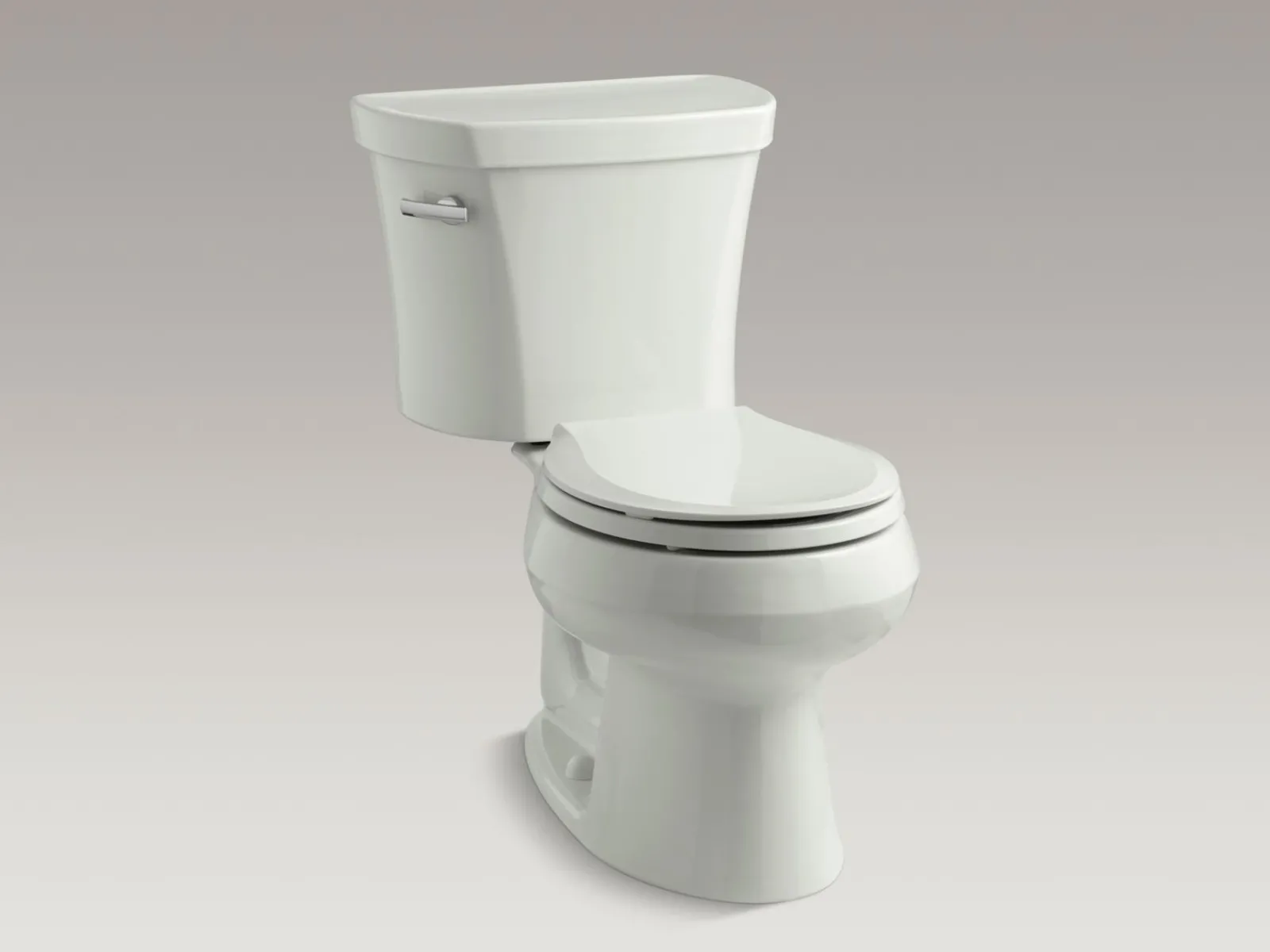 Two-piece round-front toilet, 1.28 gpf^Kohler Best