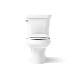 Two-piece round-front toilet, 1.28 gpf^Kohler Clearance