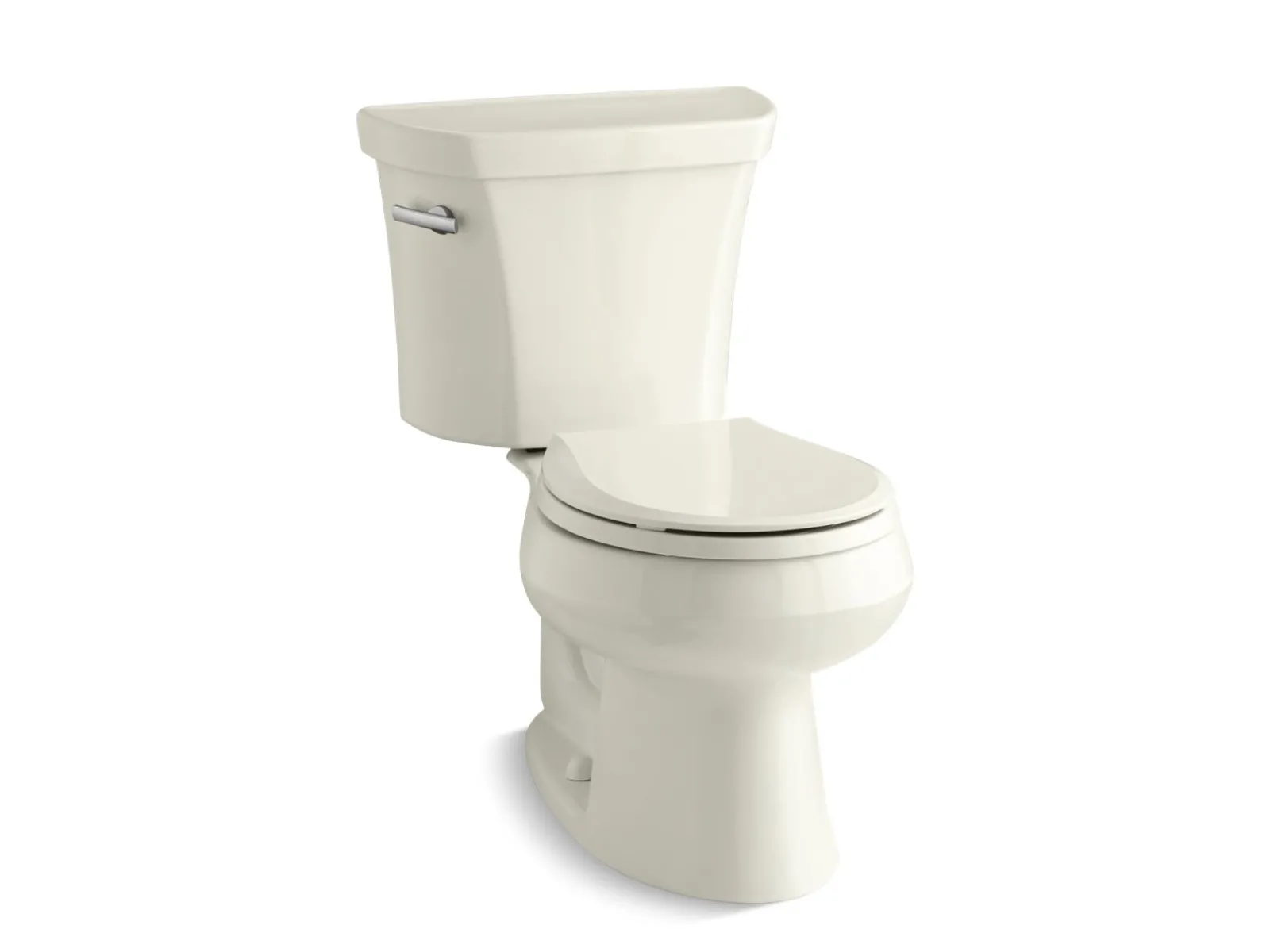 Two-piece round-front toilet, 1.28 gpf^Kohler Clearance