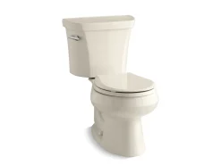 Two-piece round-front toilet, 1.28 gpf^Kohler Online