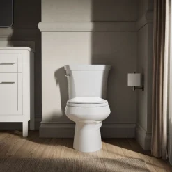 Two-piece round-front toilet, 1.28 gpf^Kohler Online