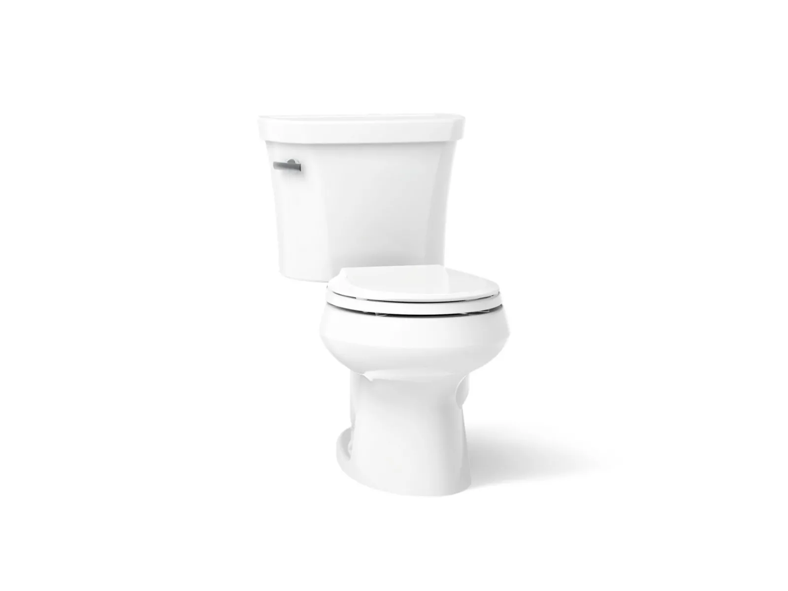 Two-piece round-front toilet, 1.28 gpf^Kohler Outlet