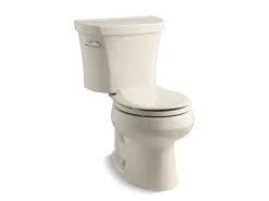 Two-piece round-front toilet, 1.28 gpf^Kohler Outlet