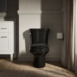 Two-piece round-front toilet, 1.28 gpf^Kohler Outlet