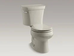 Two-piece round-front toilet, 1.28 gpf^Kohler Outlet