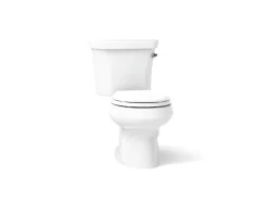 Two-piece round-front toilet, 1.28 gpf^Kohler Outlet