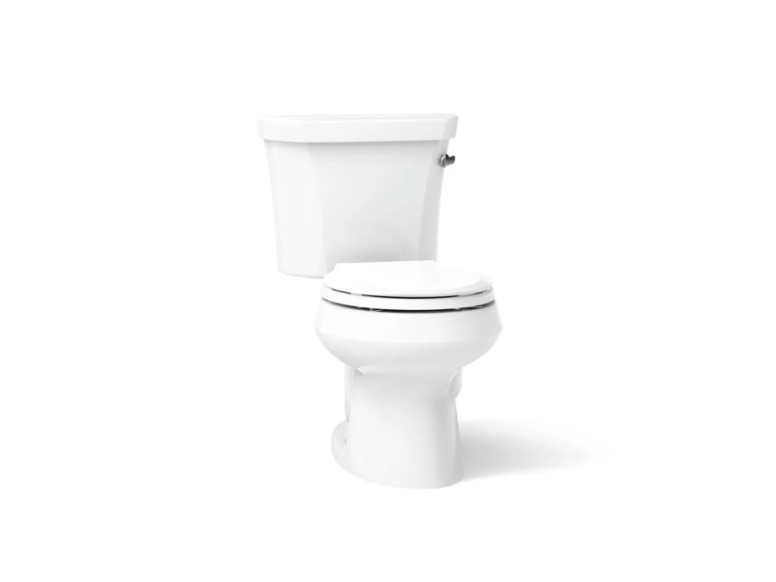 Two-piece round-front toilet, 1.28 gpf^Kohler Outlet