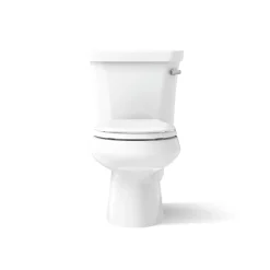 Two-piece round-front toilet, 1.28 gpf^Kohler Outlet