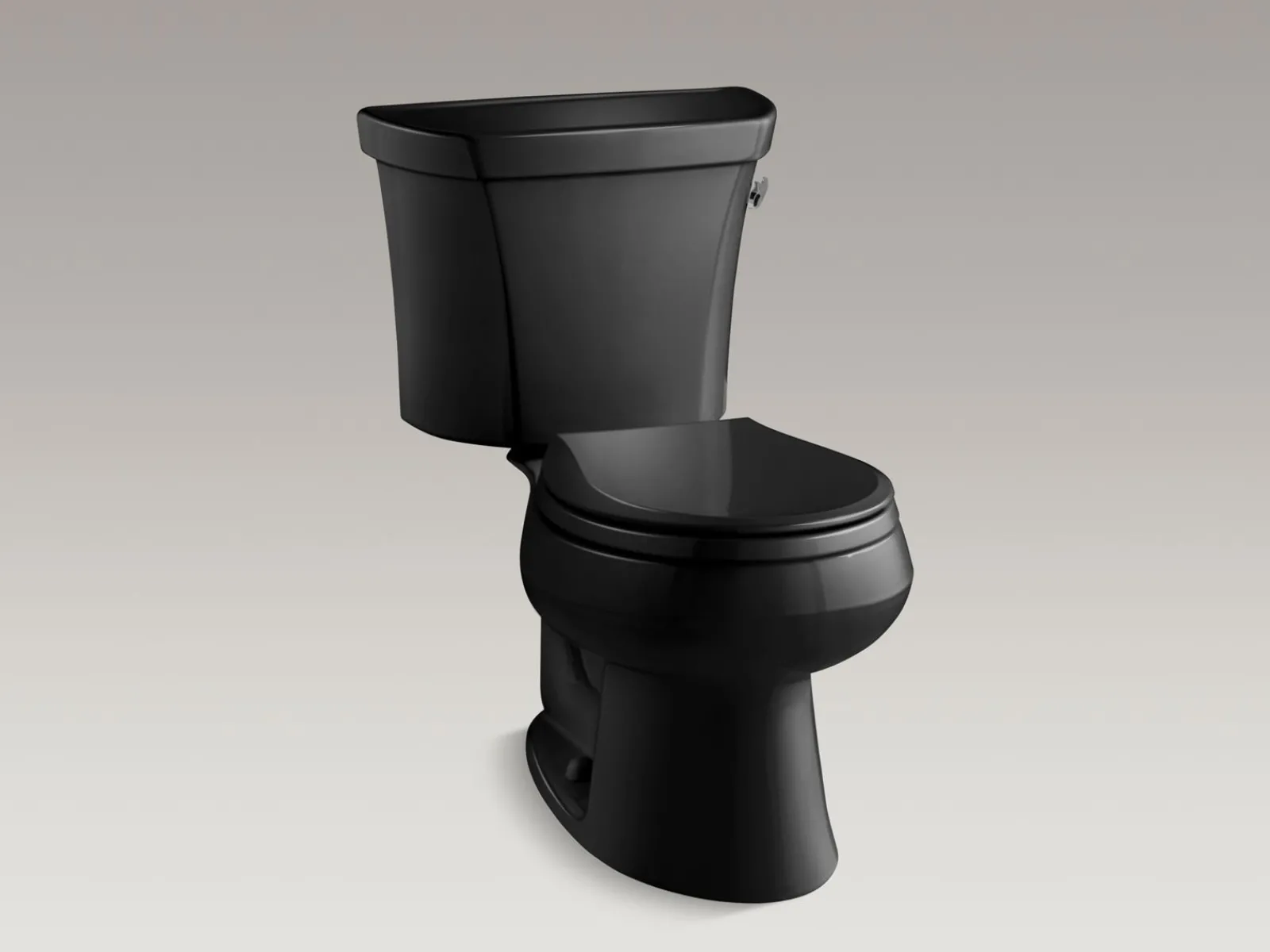 Two-piece round-front toilet, 1.28 gpf^Kohler Outlet