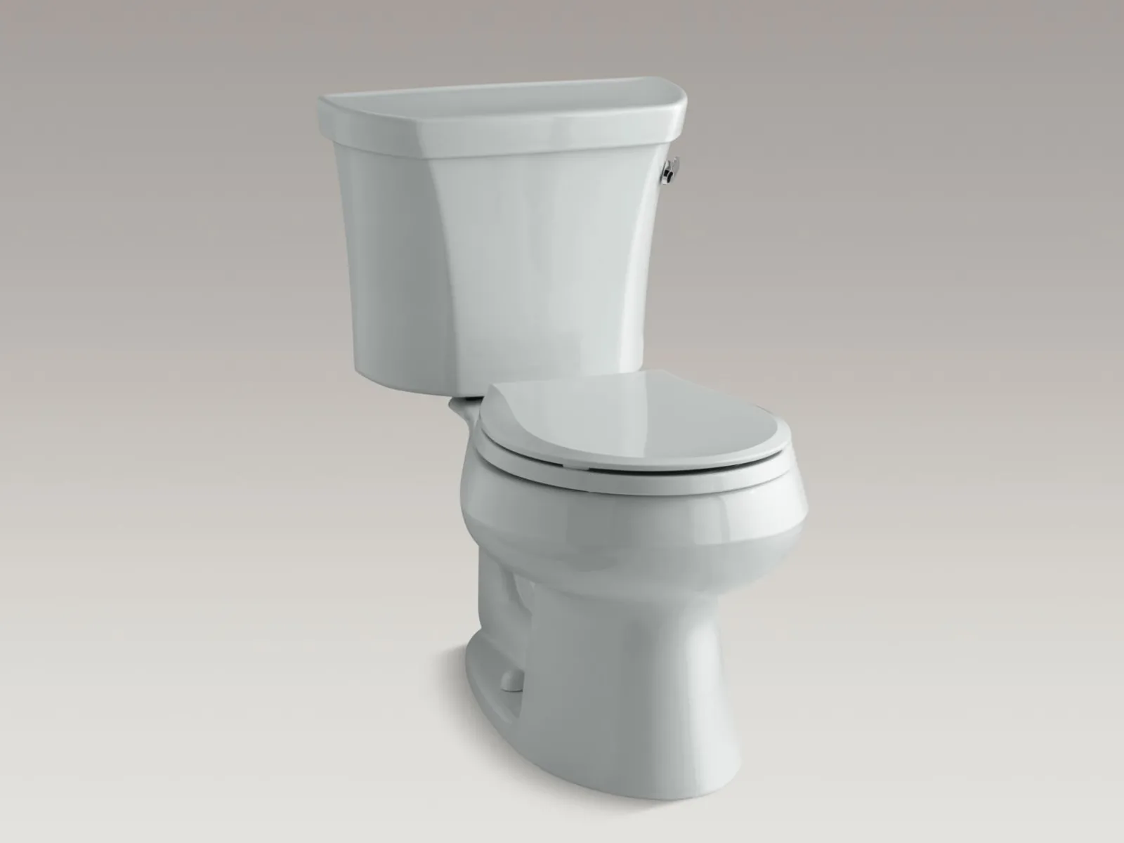 Two-piece round-front toilet, 1.28 gpf^Kohler Outlet