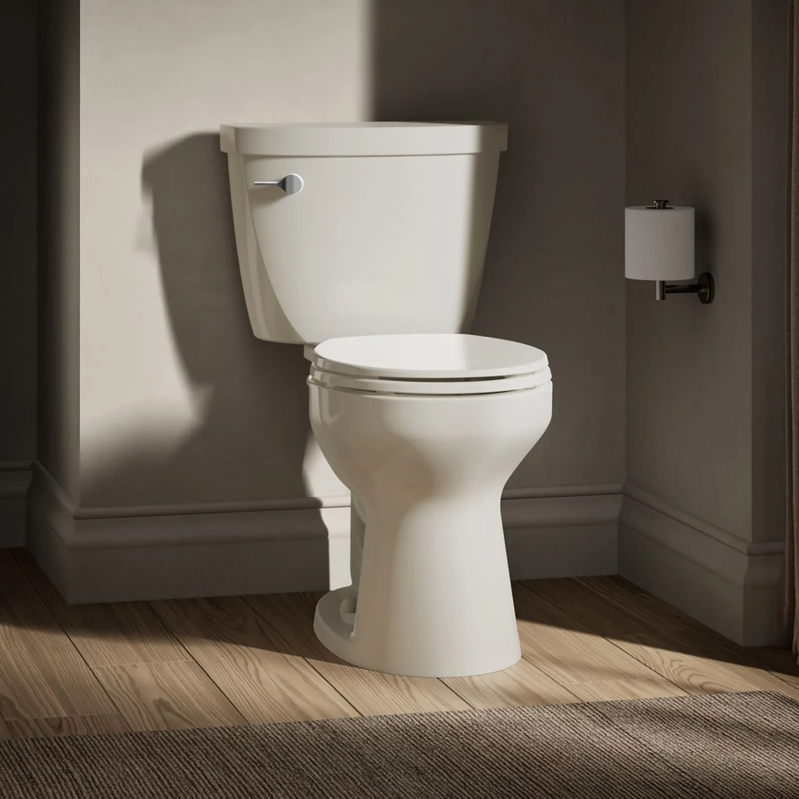 Two-piece round-front toilet, 1.6 gpf^Kohler Online