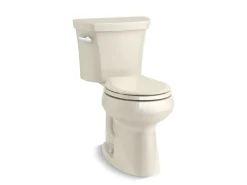 Two-piece round-front toilet, 1.28 gpf^Kohler Clearance