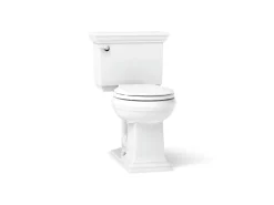 Two-piece round-front toilet, 1.28 gpf^Kohler