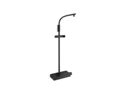 Two-way exposed thermostatic valve with shower column for rainhead and handshower^Kohler
