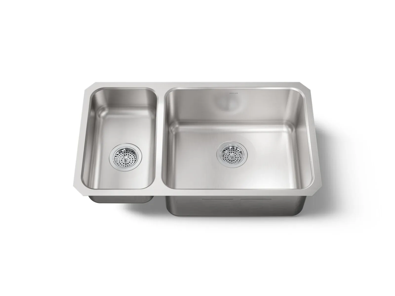 31-1/2" undermount double-bowl kitchen sink^Kohler Discount