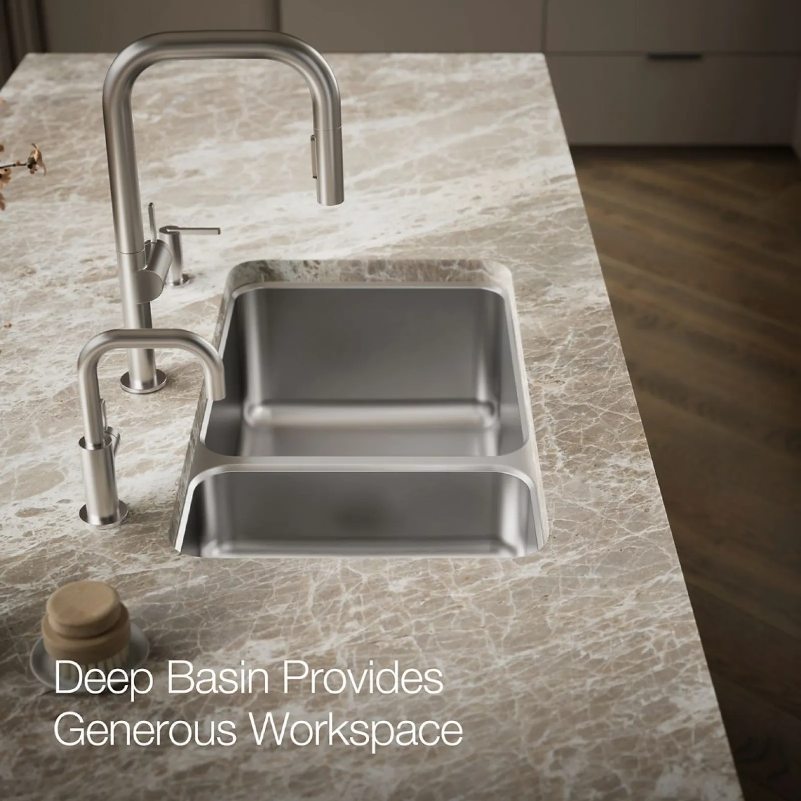 31-1/2" undermount double-bowl kitchen sink^Kohler Discount