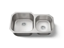 35-1/4 undermount double-bowl kitchen sink^Kohler Outlet
