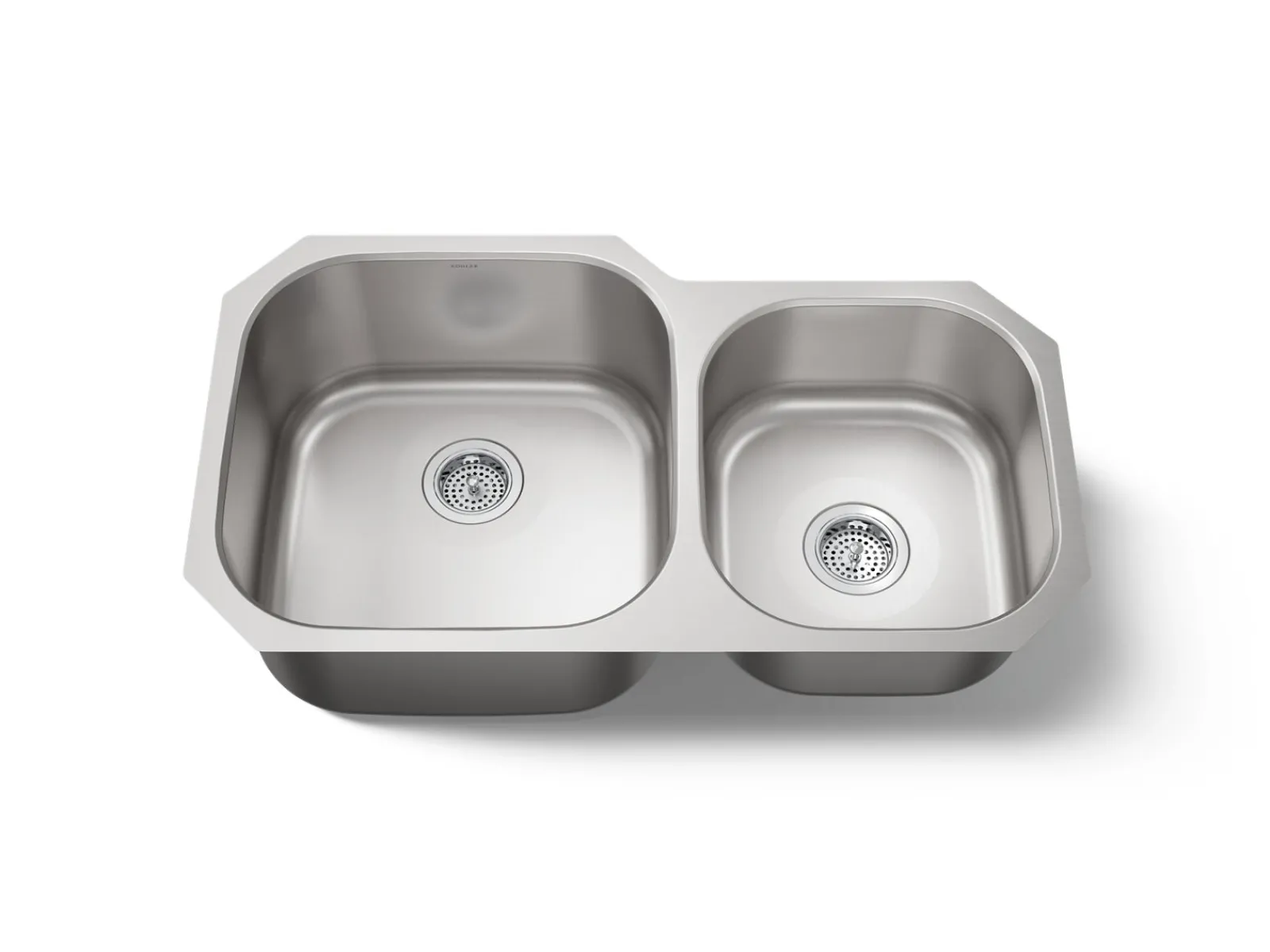 35-1/4 undermount double-bowl kitchen sink^Kohler Outlet