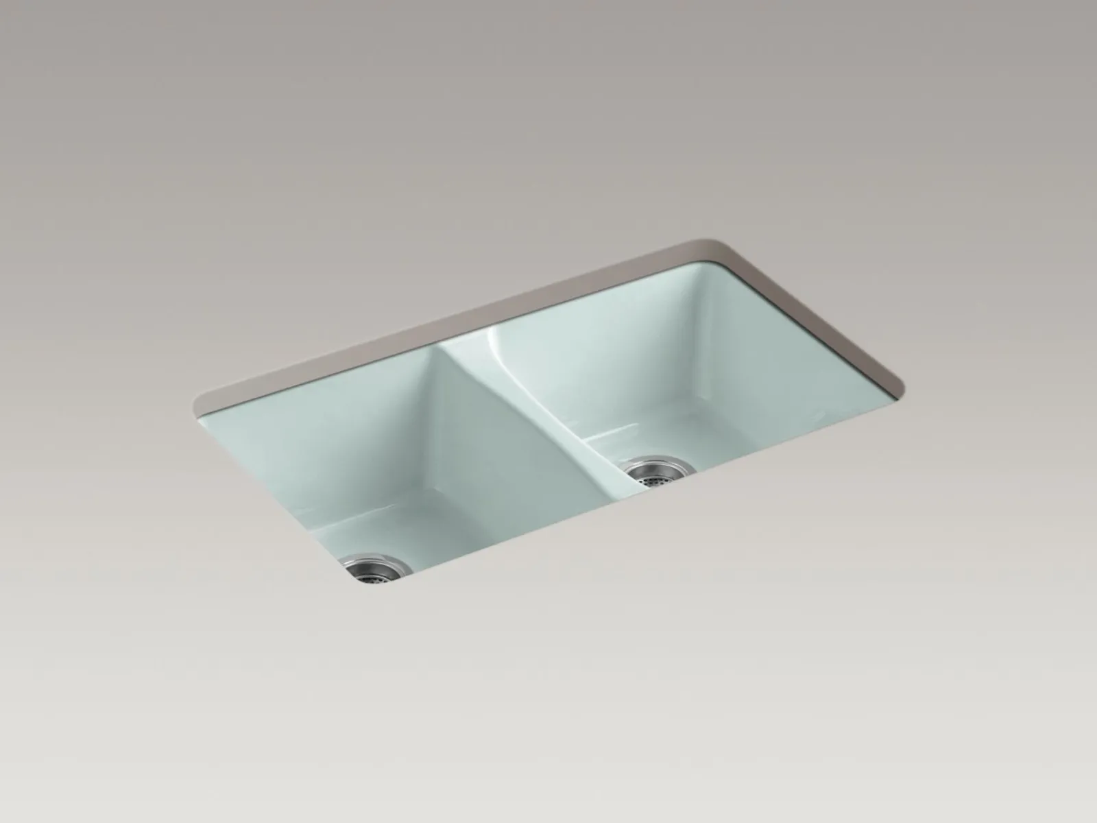 33" undermount double-bowl kitchen sink^Kohler Sale
