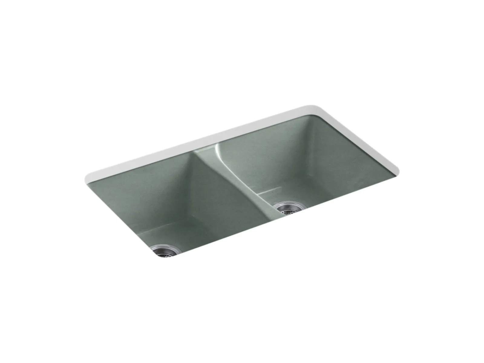 33" undermount double-bowl kitchen sink^Kohler Sale