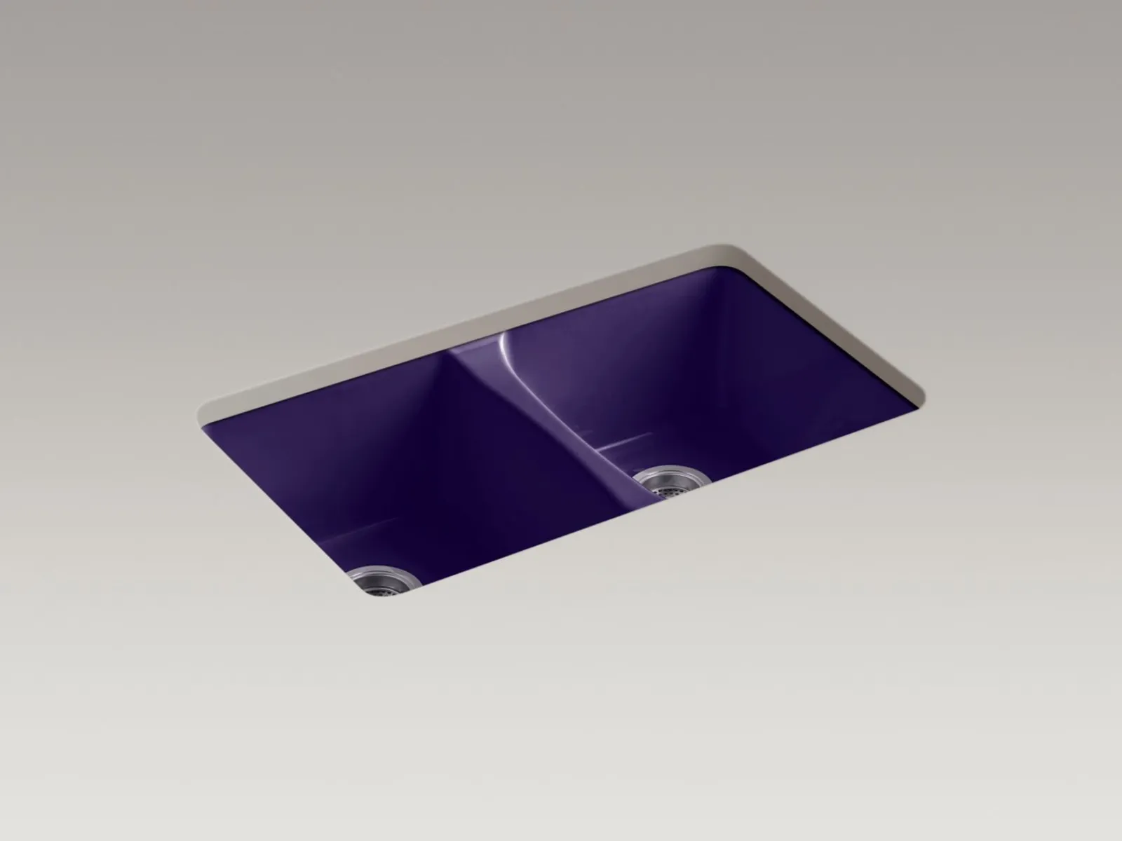 33" undermount double-bowl kitchen sink^Kohler Sale